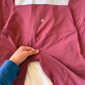 lululemon athletica Maroon Align Leggings (size 6)